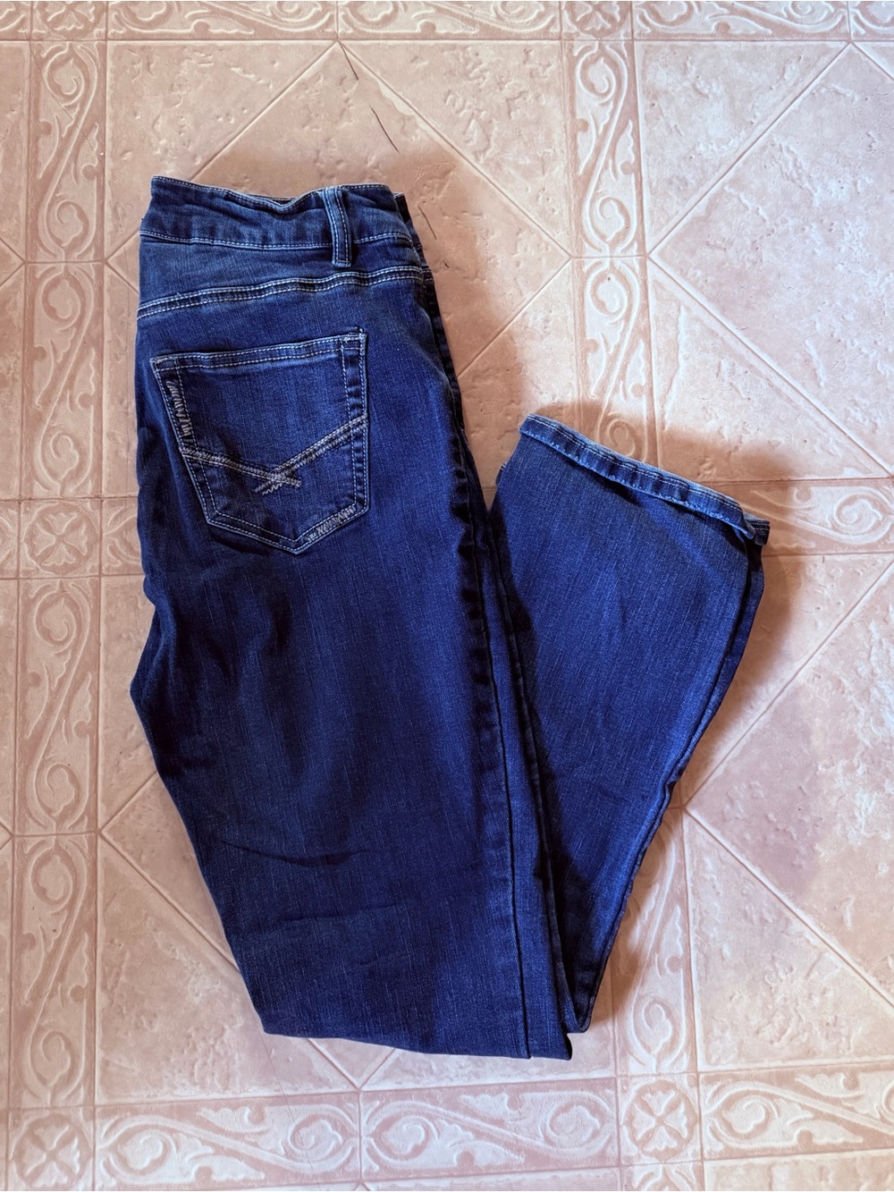 Women's Boot Cut Jeans in Deep Indigo